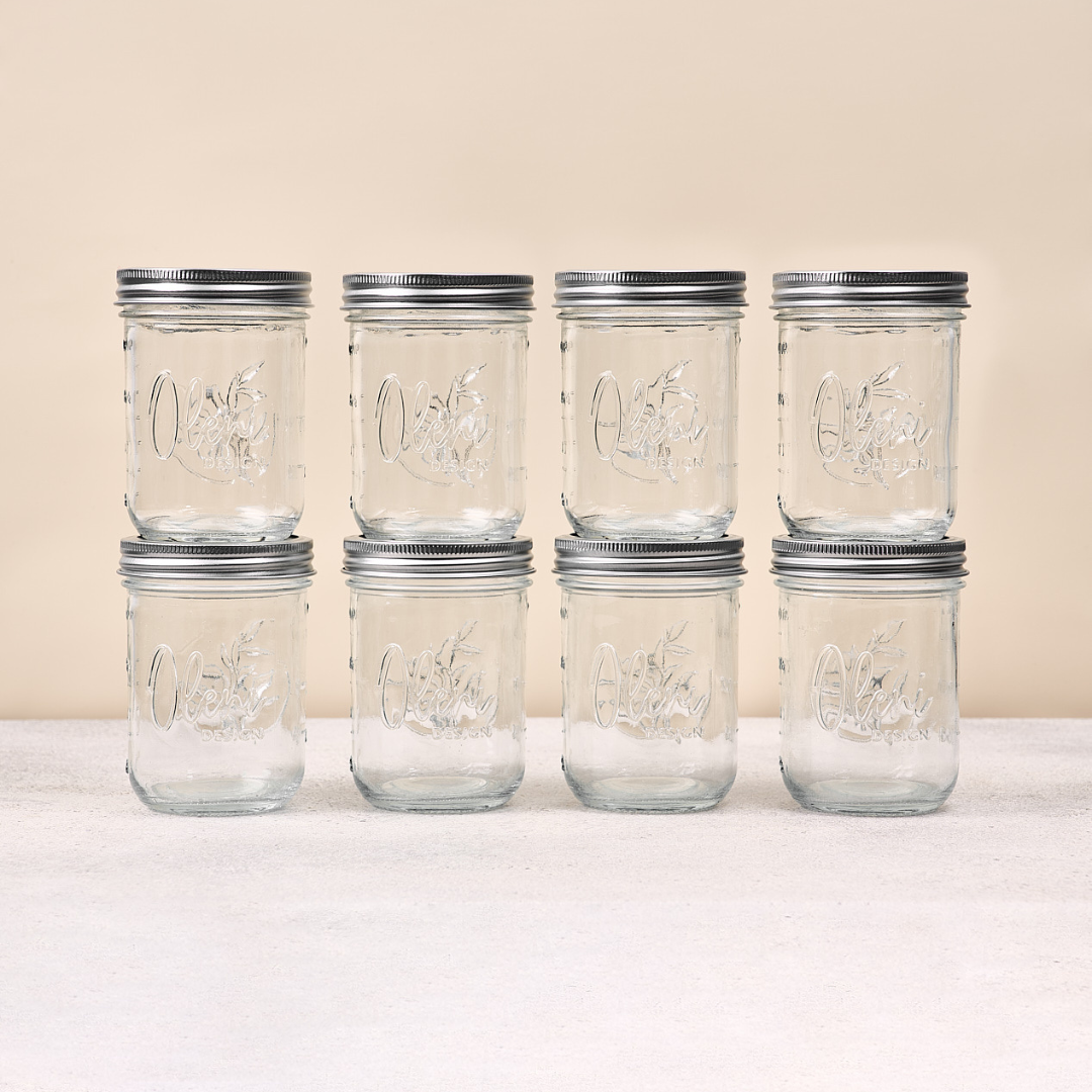 Mason Jar Wide 0.5 Liter 8-er Set Lieblingsglas