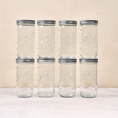 Mason Jar Wide 0.75 Liter 8-er Set Lieblingsglas