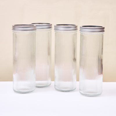 LIEBLINGSGLAS Ripple Mason Jar XL